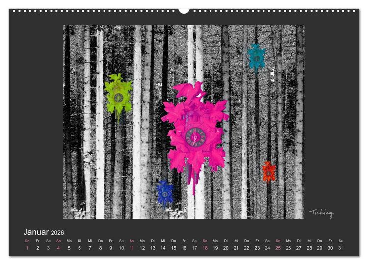 Produktbild: Schwarzwald. Anders. (hochwertiger Premium Wandkalender 2026 DIN A2 quer), Kunstdruck in Hochglanz