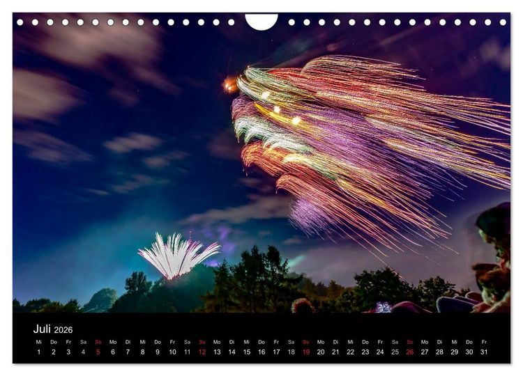 Produktbild: M&uuml;nchen bei Nacht (Wandkalender 2026 DIN A4 quer), CALVENDO Monatskalender
