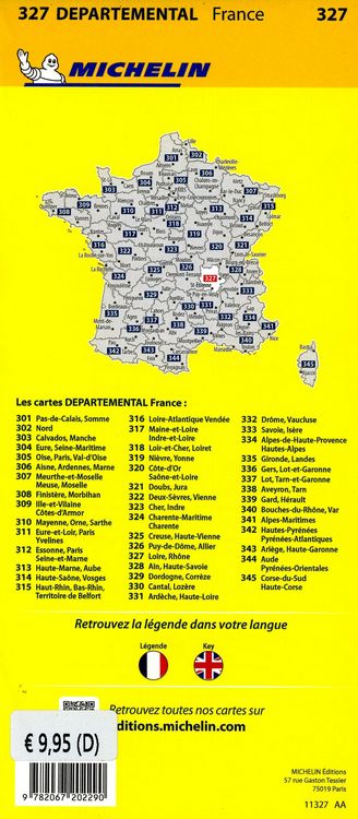 Produktbild: Michelin Beaujolais/Loire Rh&ocirc;ne