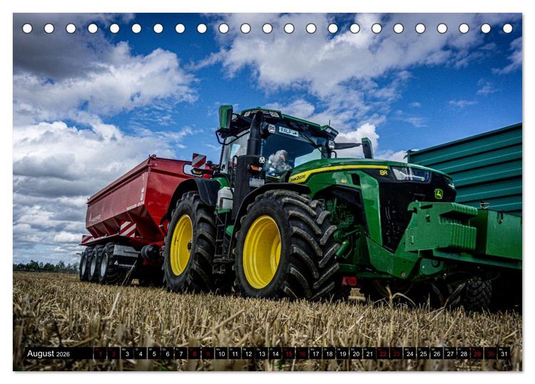 Produktbild: Agrartechnik (Tischkalender 2026 DIN A5 quer), CALVENDO Monatskalender