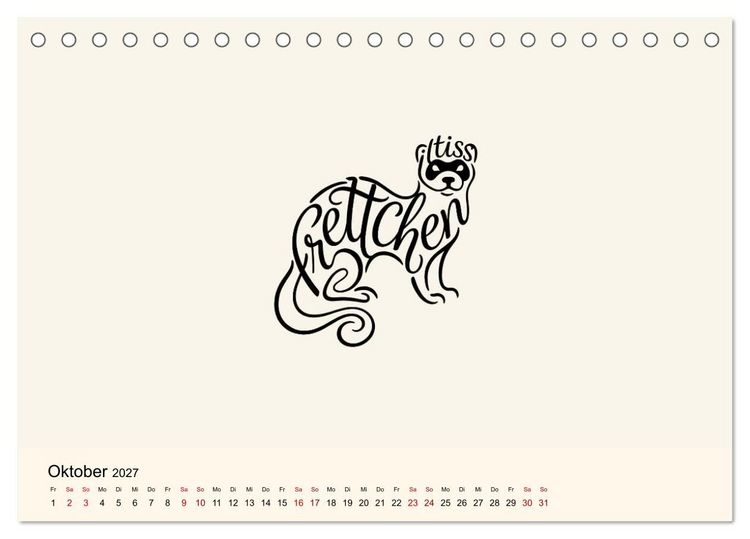 Produktbild: Buchstabentiere (Tischkalender 2027 DIN A5 quer), CALVENDO Monatskalender