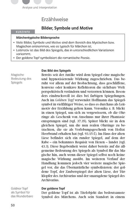 Produktbild: Klett Lekt&uuml;rehilfen E.T.A. Hoffmann 'Der goldne Topf'