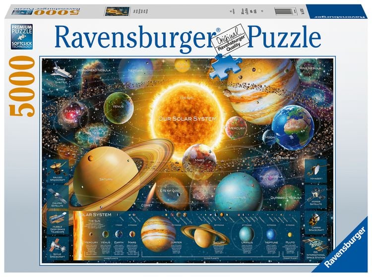 Produktbild: Puzzle Ravensburger Planetensystem 5000 Teile