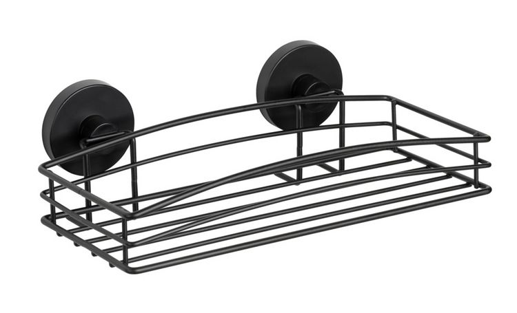 Produktbild: Mod. Vacuum-Loc&reg; Wandablage Schwarz, Befestigen ohne bohren