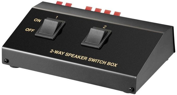 Produktbild: Goobay 60928 2 Port Lautsprecher-Umschalter einzeln schaltbar