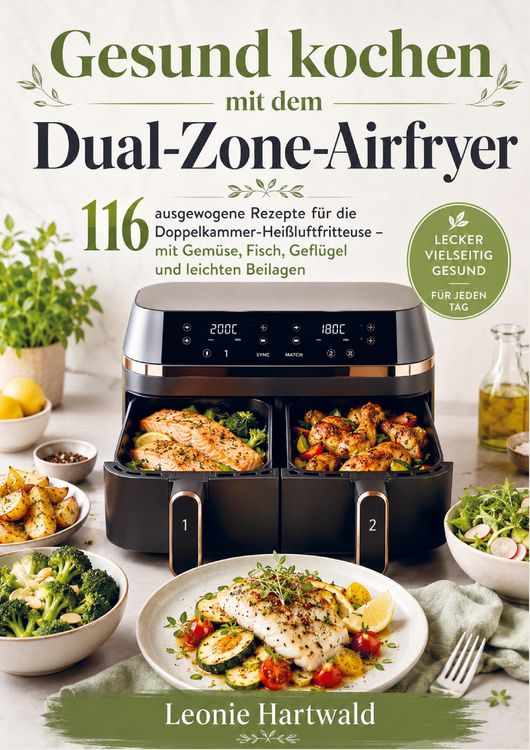 Produktbild: Gesund kochen mit dem Dual-Zone-Airfryer