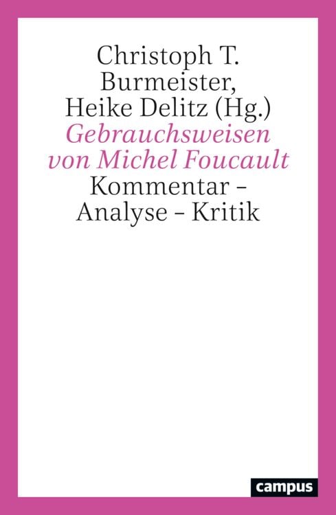 Produktbild: Gebrauchsweisen von Michel Foucault