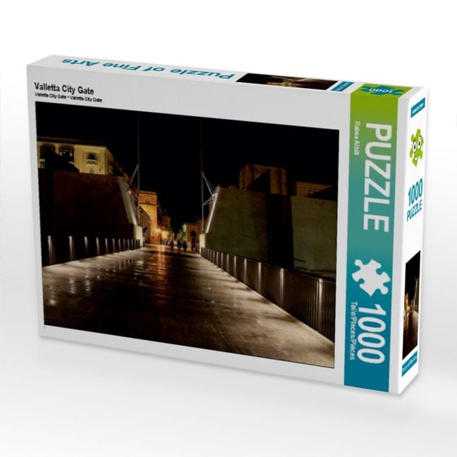 Produktbild: CALVENDO Puzzle Valletta City Gate | 1000 Teile Lege-Gr&ouml;&szlig;e 64x48cm Foto-Puzzle f&uuml;r gl&uuml;ckliche Stunden