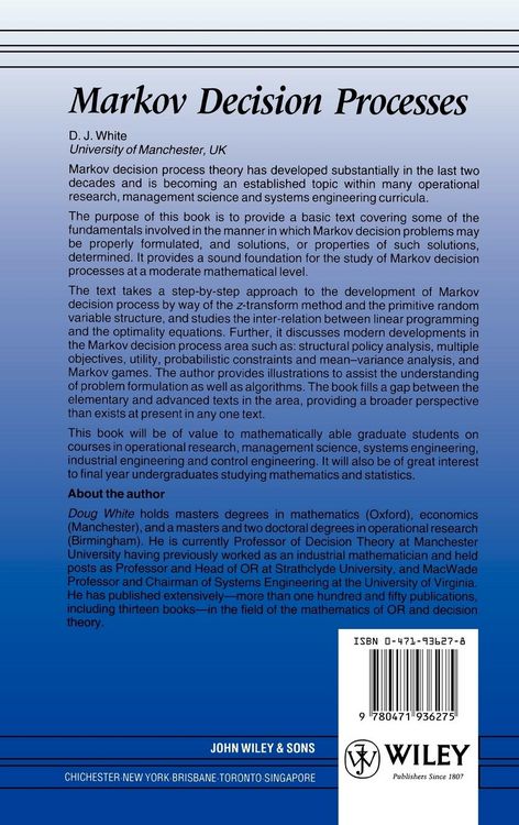 Produktbild: Markov Decision Processes