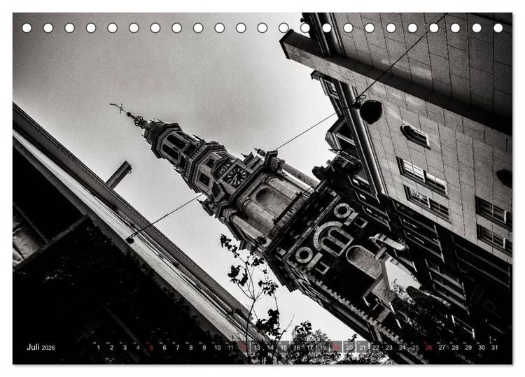 Produktbild: Ein Blick auf Amsterdam (Tischkalender 2026 DIN A5 quer), CALVENDO Monatskalender