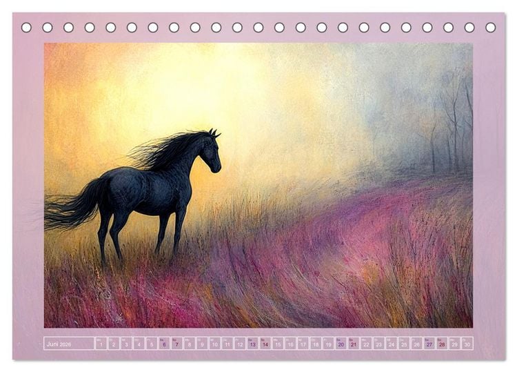 Produktbild: Pastellpoesie &ndash; Farben, die die Seele ber&uuml;hren (Tischkalender 2026 DIN A5 quer), CALVENDO Monatskalender