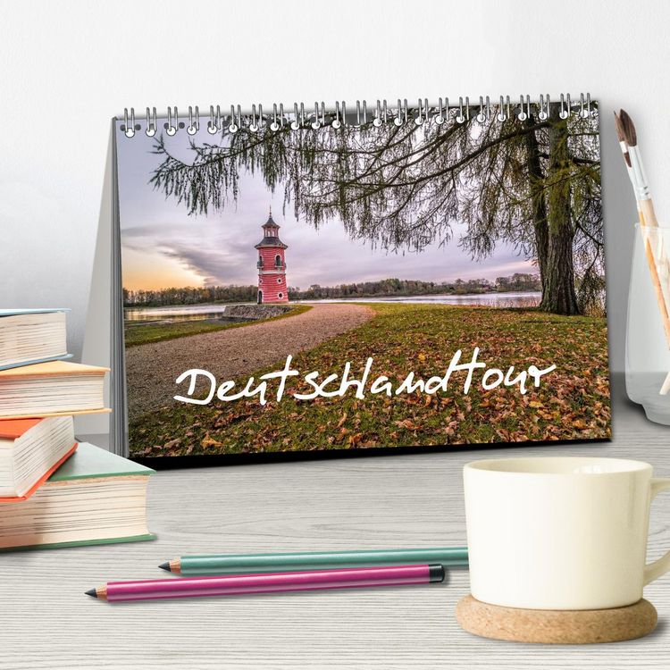 Produktbild: Deutschlandtour (Tischkalender 2026 DIN A5 quer), CALVENDO Monatskalender