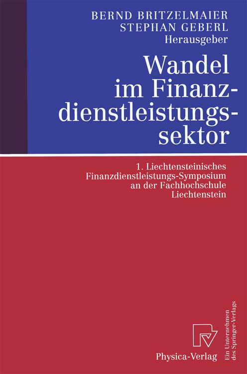 Produktbild: Wandel im Finanzdienstleistungssektor