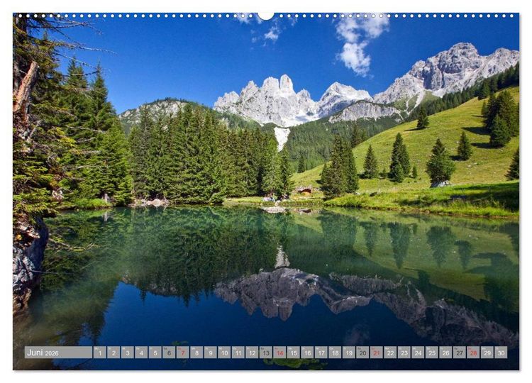 Produktbild: Die Bischofsm&uuml;tze im sch&ouml;nen Salzburger Land (hochwertiger Premium Wandkalender 2026 DIN A2 quer), Kunstdruck in Hochglanz