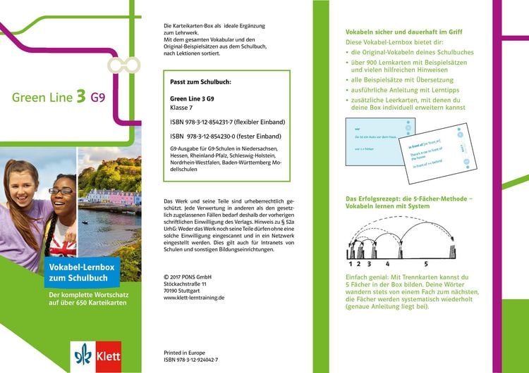 Produktbild: Green Line 3 Vokabel-Lernbox (G9)