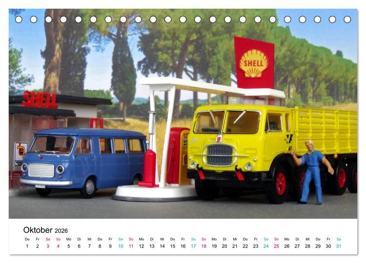 Produktbild: Bella Italia im Modell (Tischkalender 2026 DIN A5 quer), CALVENDO Monatskalender