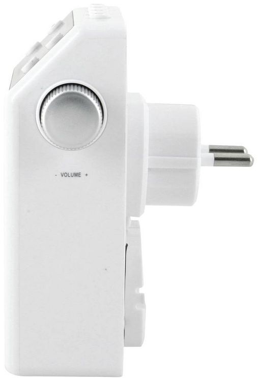 Produktbild: Soundmaster DAB60WE Steckdosenradio DAB+, UKW Bluetooth&reg;, USB Freisprechfunktion, Inkl. Mikrofon, spritzwassergesch&uuml;tzt