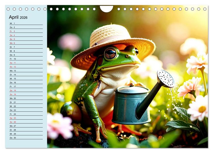 Produktbild: Tierisch kreativ: Hobbies im Tierreich (Wandkalender 2026 DIN A4 quer), CALVENDO Monatskalender