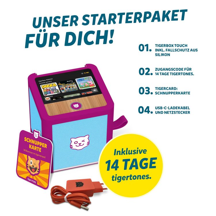 Produktbild: Tigerbox TOUCH PLUS (Miami Blue) - Vorteilspaket
