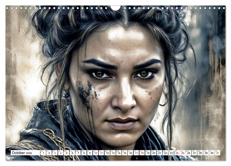 Produktbild: The Muse Moira in Twelve Facets (Wall Calendar 2026 DIN A3 landscape), CALVENDO 12 Month Wall Calendar