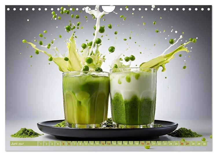 Produktbild: Lifestyle Matcha - Hot und Cool (Wandkalender 2027 DIN A4 quer), CALVENDO Monatskalender