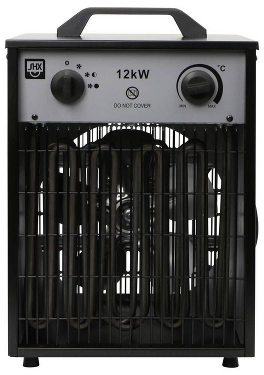 Produktbild: SHX SHX12KW2025 Bauheizer 12000W Schwarz/Grau