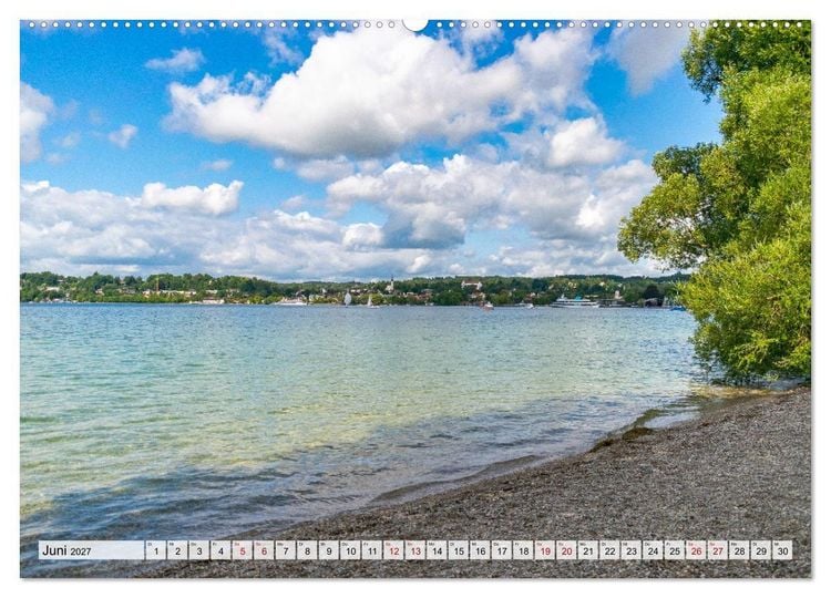 Produktbild: Urlaubsregion Bayern (Wandkalender 2027 DIN A2 quer), CALVENDO Monatskalender