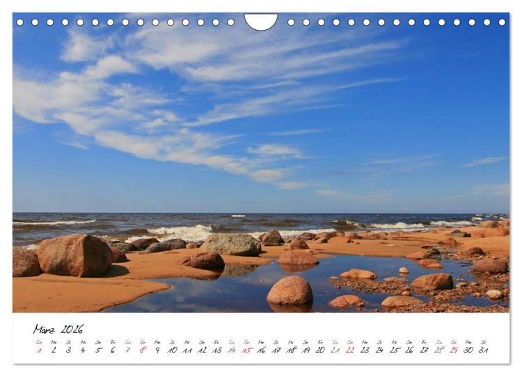 Produktbild: Litauen und Lettland (Wandkalender 2026 DIN A4 quer), CALVENDO Monatskalender