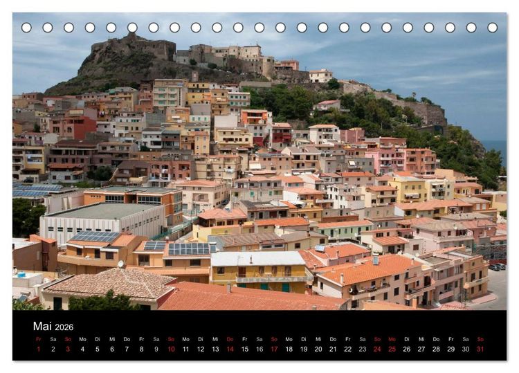 Produktbild: Sardinien Costa Smeralda und der Norden (Tischkalender 2026 DIN A5 quer), CALVENDO Monatskalender