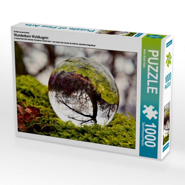 Produktbild: CALVENDO Puzzle Ein Motiv aus dem Kalender Wunderbare Waldkugeln | 1000 Teile Lege-Gr&ouml;&szlig;e 64x48cm Foto-Puzzle f&uuml;r gl&uuml;ckliche Stunden