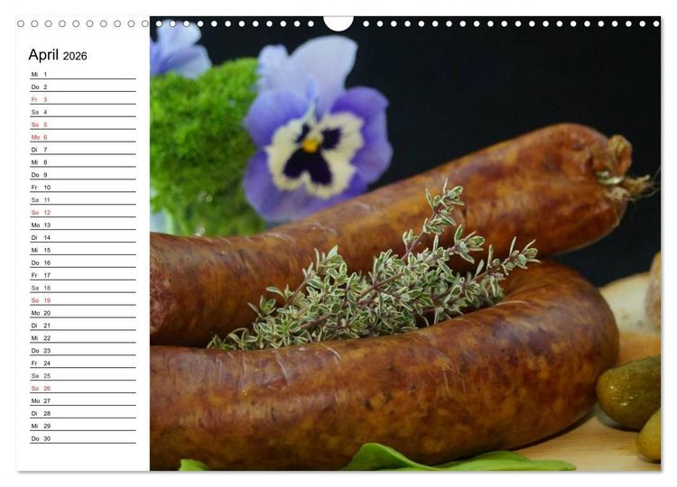 Produktbild: Brotzeit. Herzhaft und beliebt (Wandkalender 2026 DIN A3 quer), CALVENDO Monatskalender