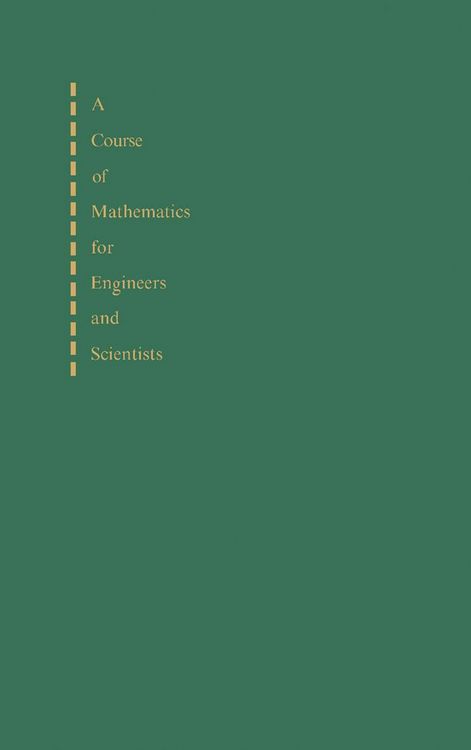 Produktbild: A Course of Mathematics for Engineers and Scientists