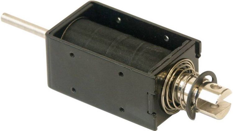 Produktbild: RED MAGNETICS ITS-LS-4035-D-12VDC Hubmagnet dr&uuml;ckend 8 N 75 N 12 V/DC 12.7W