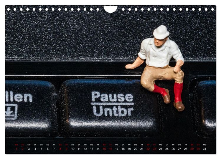 Produktbild: H&ouml;her, schneller, kleiner - Miniaturen in unserem Alltag (Wandkalender 2026 DIN A4 quer), CALVENDO Monatskalender