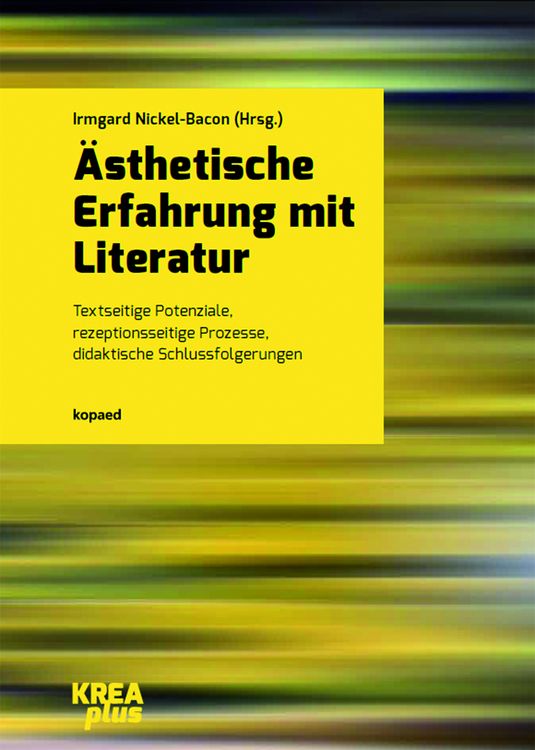 Produktbild: &Auml;sthetische Erfahrung mit Literatur