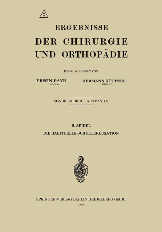 Produktbild: Die habituelle Schulterluxation