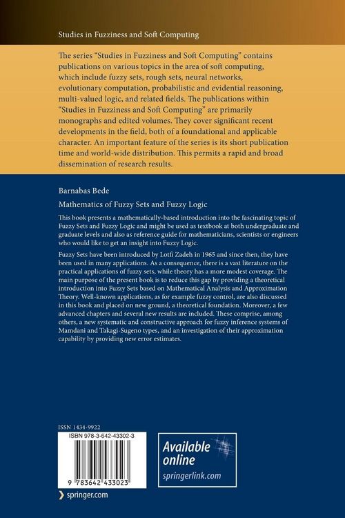 Produktbild: Mathematics of Fuzzy Sets and Fuzzy Logic