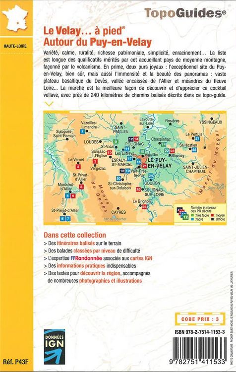 Produktbild: Autour du Puy-en Velay &agrave; pied : 28 promenades & randonn&eacute;es