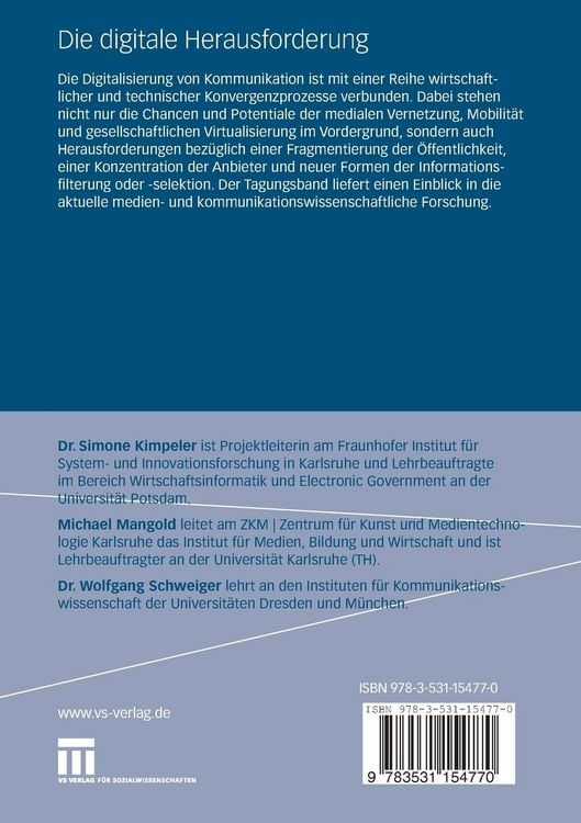 Produktbild: Die digitale Herausforderung