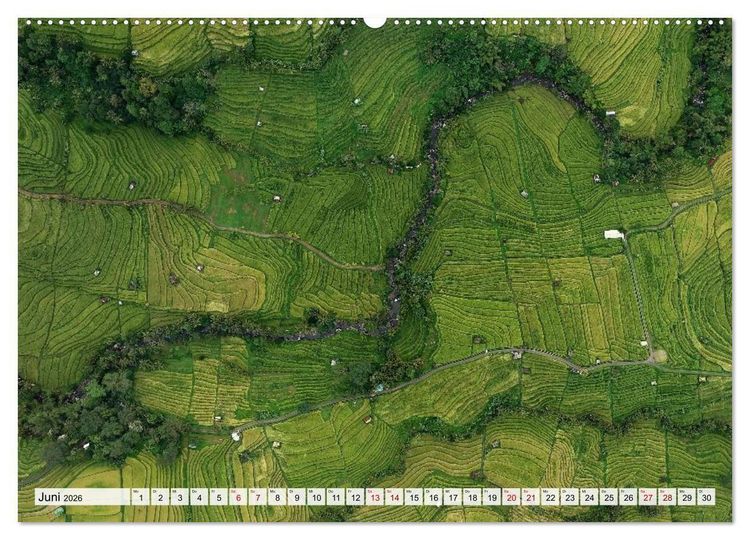 Produktbild: Indonesien von oben - spektakul&auml;re Landschaften aus der Vogelperspektive (Wandkalender 2026 DIN A2 quer), CALVENDO Monatskalender