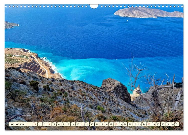 Produktbild: Gr&uuml;nde f&uuml;r Urlaub auf Kreta (Wandkalender 2026 DIN A3 quer), CALVENDO Monatskalender