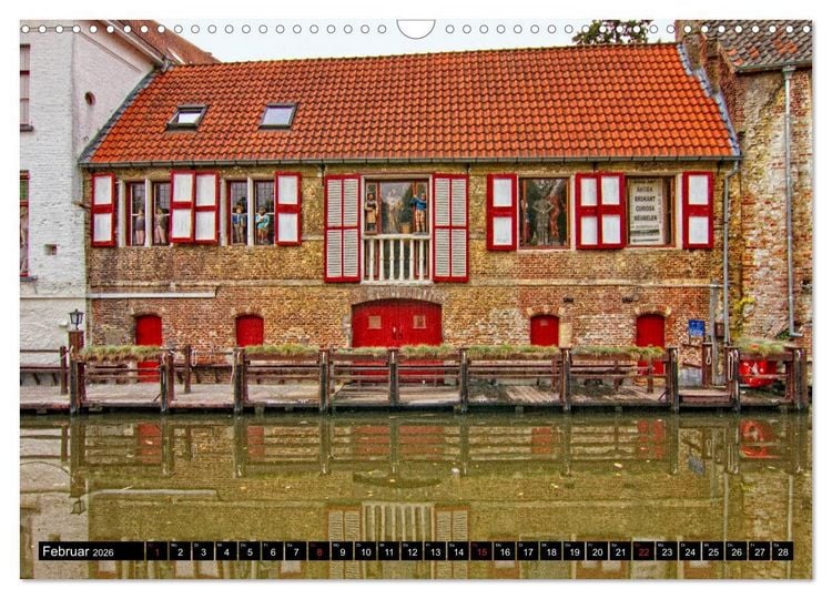 Produktbild: Stadtansichten Br&uuml;gge - das Venedig des Nordens (Wandkalender 2026 DIN A3 quer), CALVENDO Monatskalender