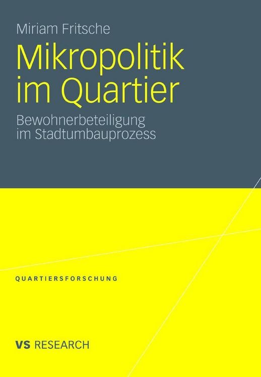 Produktbild: Mikropolitik im Quartier