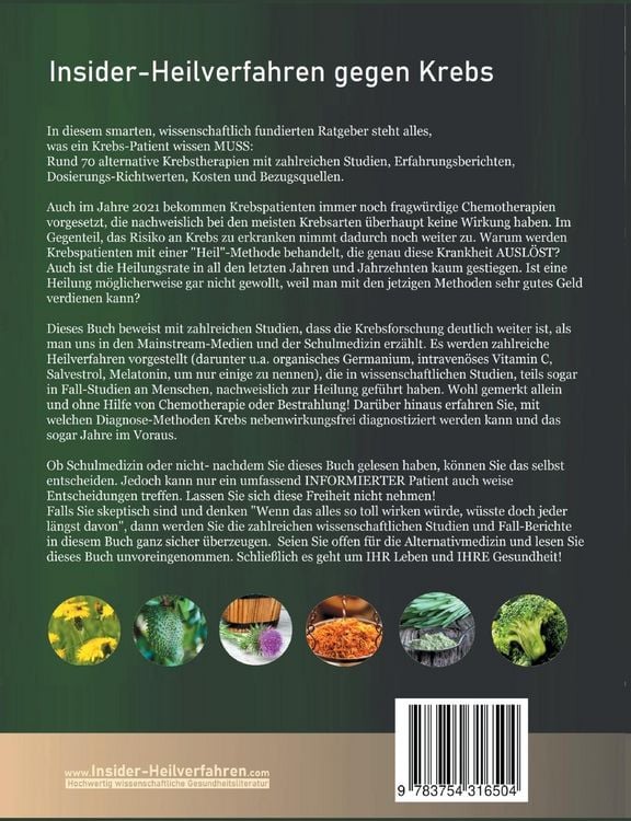 Produktbild: Insider-Heilverfahren gegen Krebs (4. Auflage 2021)
