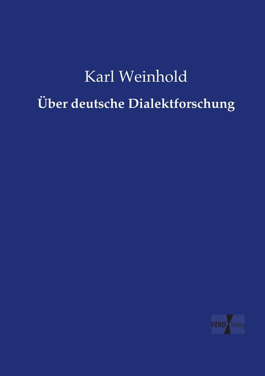 Produktbild: &Uuml;ber deutsche Dialektforschung