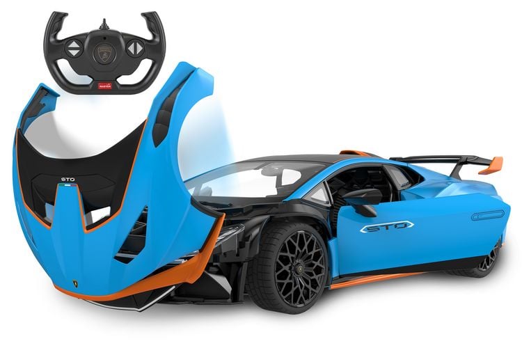 Produktbild: Lamborghini Hurac&aacute;n STO 1:14 blau 2,4GHz T&uuml;r manuell