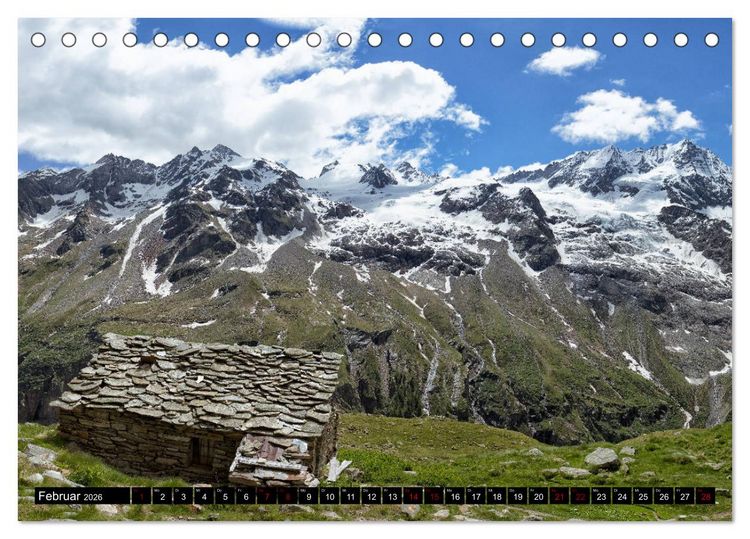 Produktbild: Nationalpark Gran Paradiso (Tischkalender 2026 DIN A5 quer), CALVENDO Monatskalender