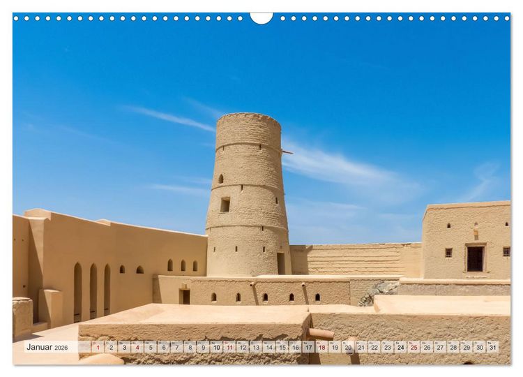 Produktbild: Oman - Historische Perle des Orients (Wandkalender 2026 DIN A3 quer), CALVENDO Monatskalender