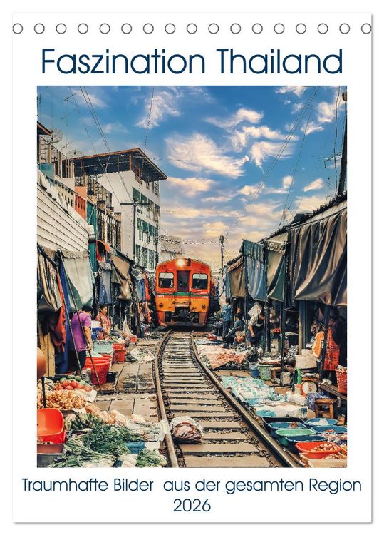 Produktbild: Faszination Thailand (Tischkalender 2026 DIN A5 hoch), CALVENDO Monatskalender