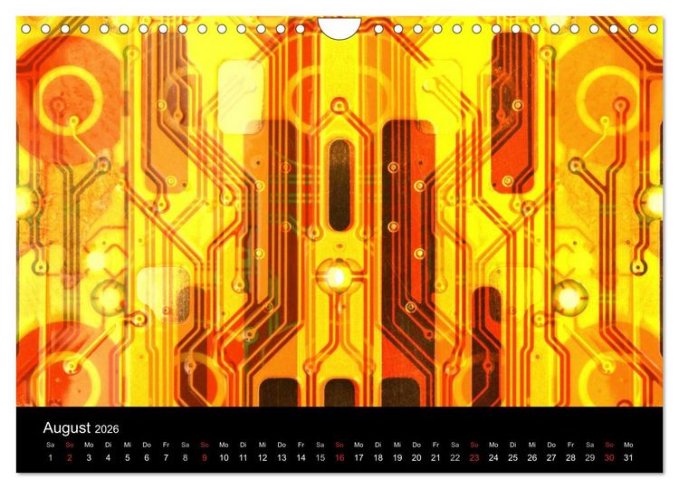 Produktbild: Computer ganz nah (Wandkalender 2026 DIN A4 quer), CALVENDO Monatskalender